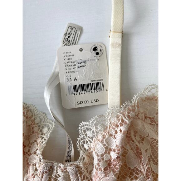 NWT Free People Intimately FP Maya Underwire Convertible Bra in Creme Size 34A - Picture 4 of 5